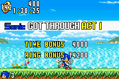 Sonic Advance (europe) Screenthot 2